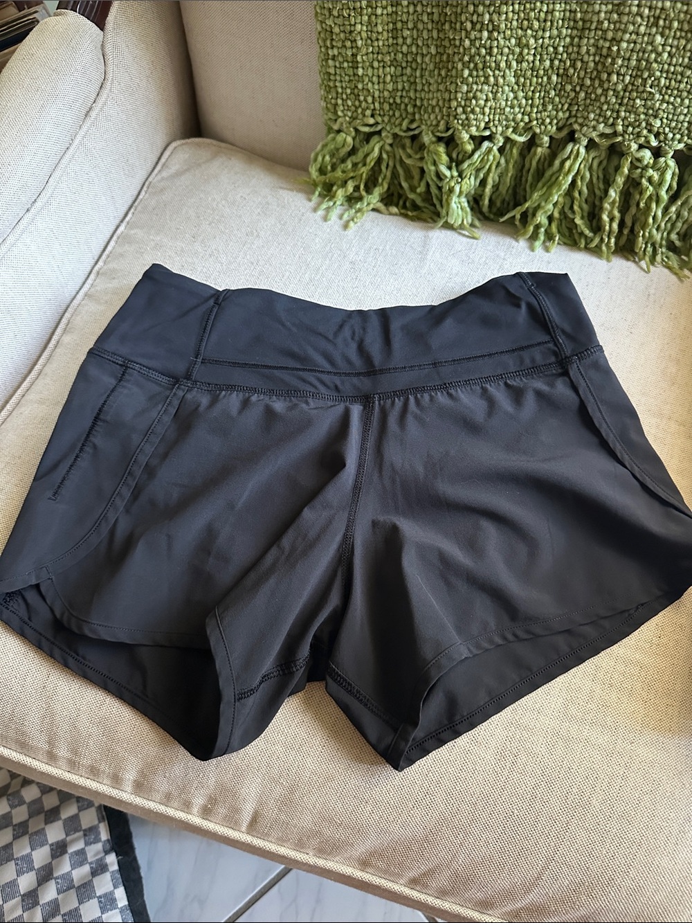 lululemon athletica Black Performance Athletic Shorts